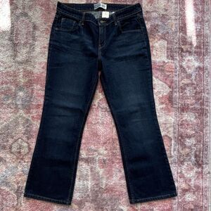 Signature Levi Strauss & Co. Women's Bootcut Jeans Dark Blue Stretch 5-Pocket